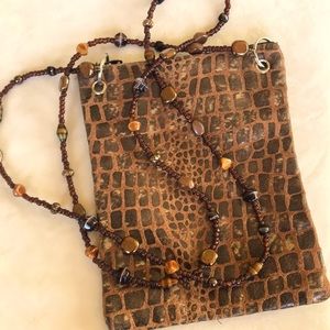 Vintage Handmade cross body bag